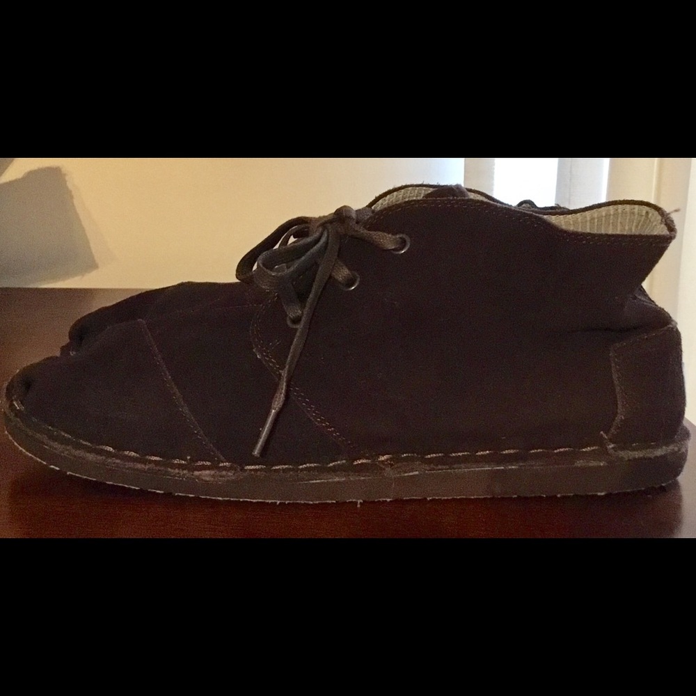 Toms Men's Brown Suede Desert Boots Chukka 10.5